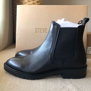 Steve Madden Leopold Chelsea Boots - Black